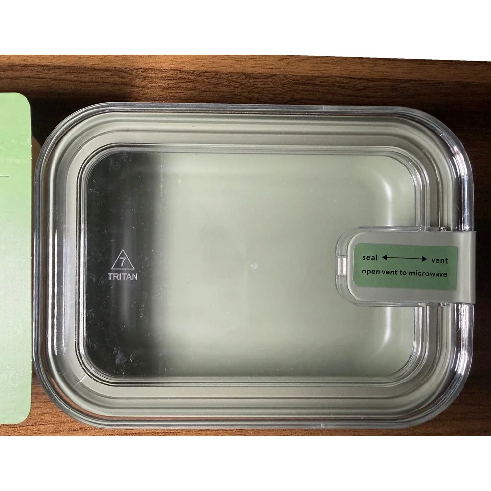 Figmint Food Storage Container 3 Cup Sage Green Leakproof NWT